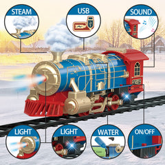 JQ JUQU cargo cars and track pieces support creative, screen-free play.