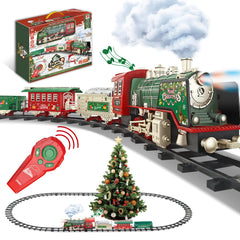 JQ JUQU remote-control train with steam chimney for immersive play and journeys