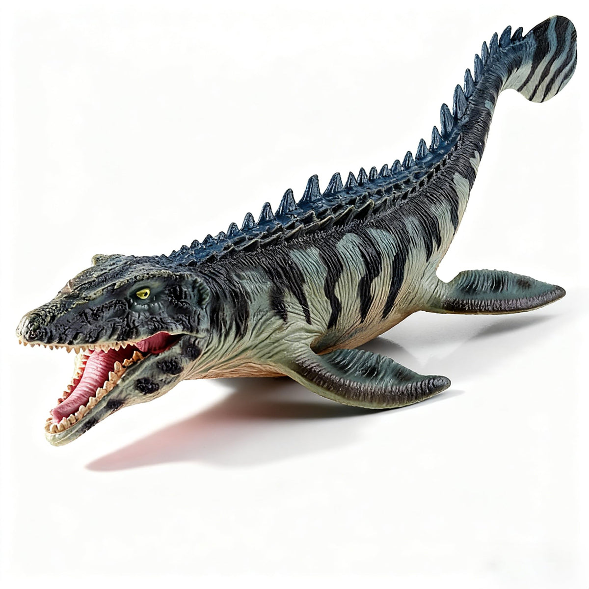 JQWW Mosasaurus 13-inch toy model with hand-painted detail for display and education.