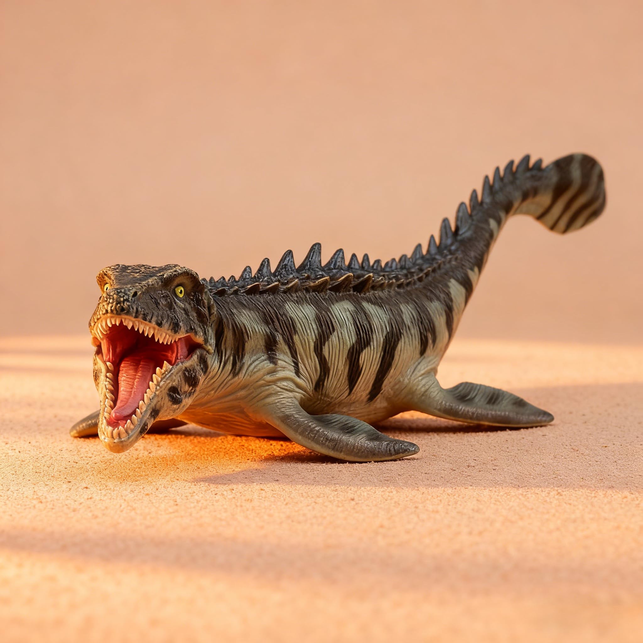 JQWW Mosasaurus cake topper-ready figure adds fun to celebrations.