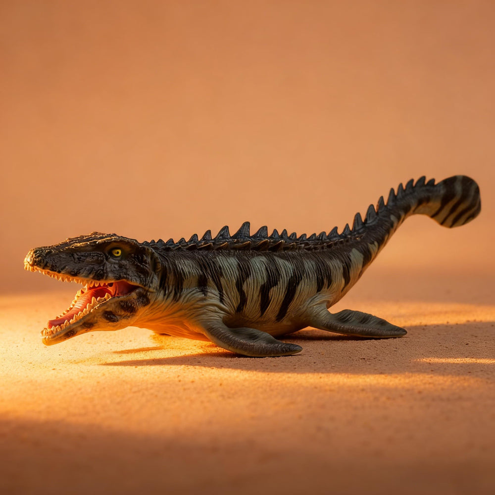 JQWW Mosasaurus large display model makes a striking shelf centerpiece.