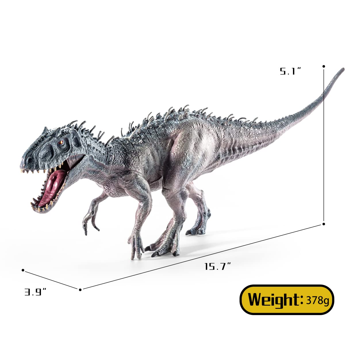 JR PARK 2Pcs Tyrannosaurus Rex open-mouth pose ideal for interactive storytelling.