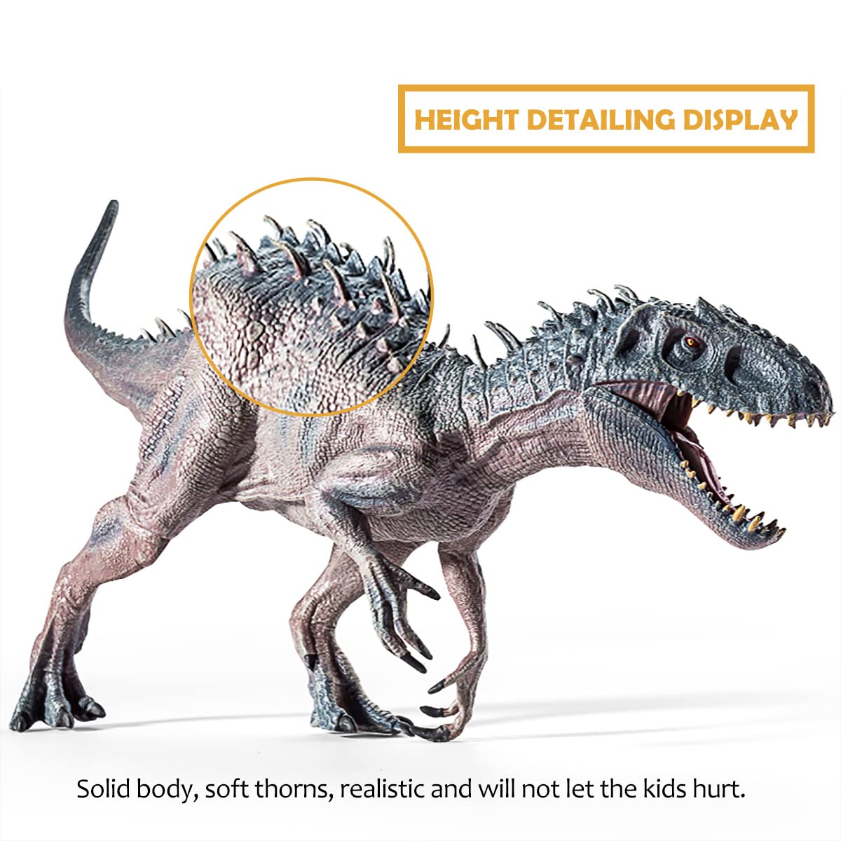JR PARK Rex back spines bendable without sharp edges for safe play.