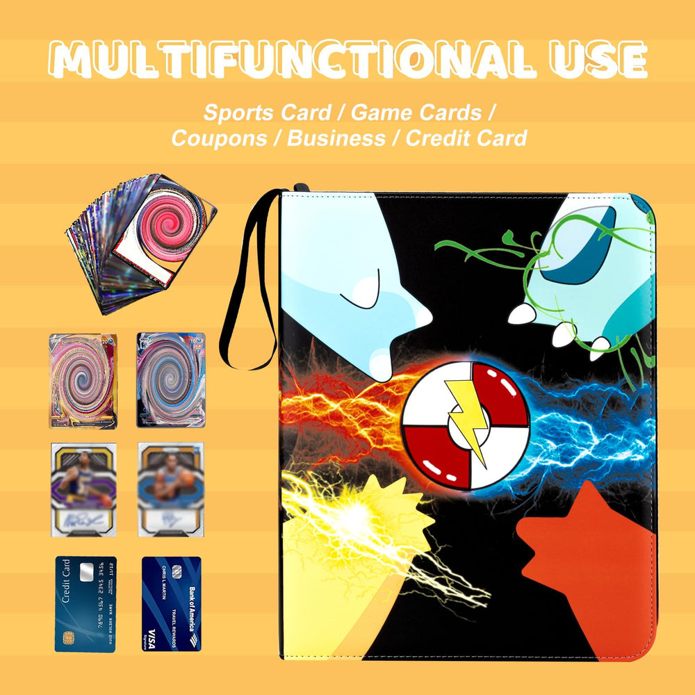 Jravkfi Card Binder detachable sleeves for flexible storage expansion.