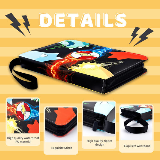 Jravkfi Card Binder interior pages showing clear pockets for easy viewing.