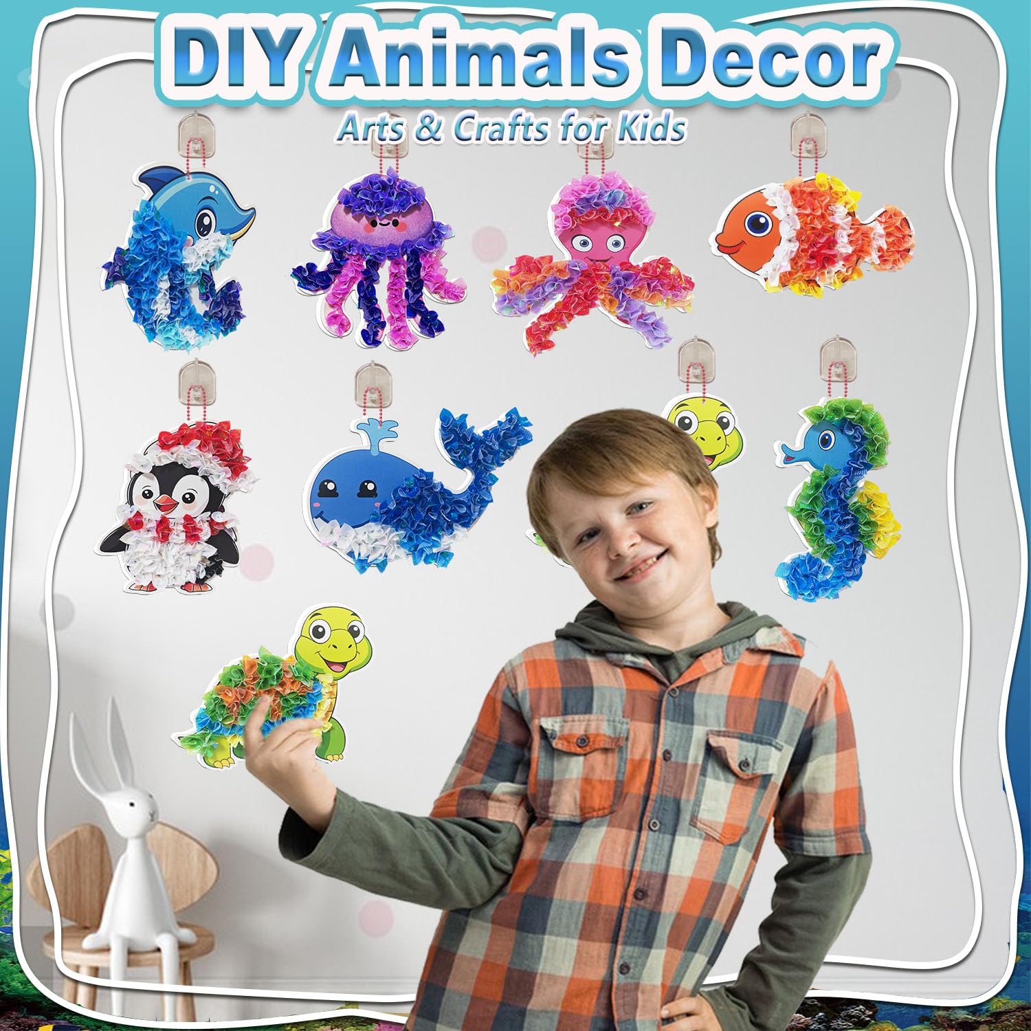 JRD&BS WINL blue whale poke art helps hand-eye coordination