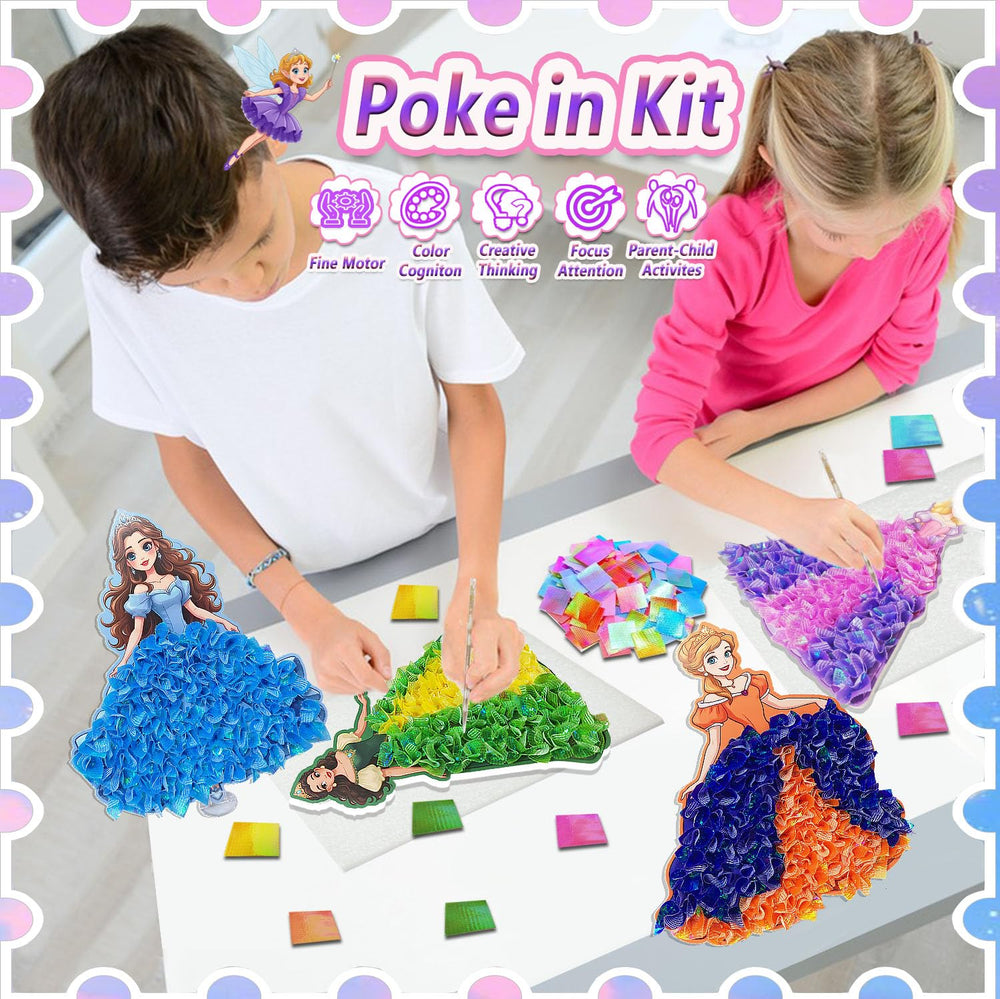 JRD&BS WINL foam princesses and elf figures provide durable decor and imaginative play