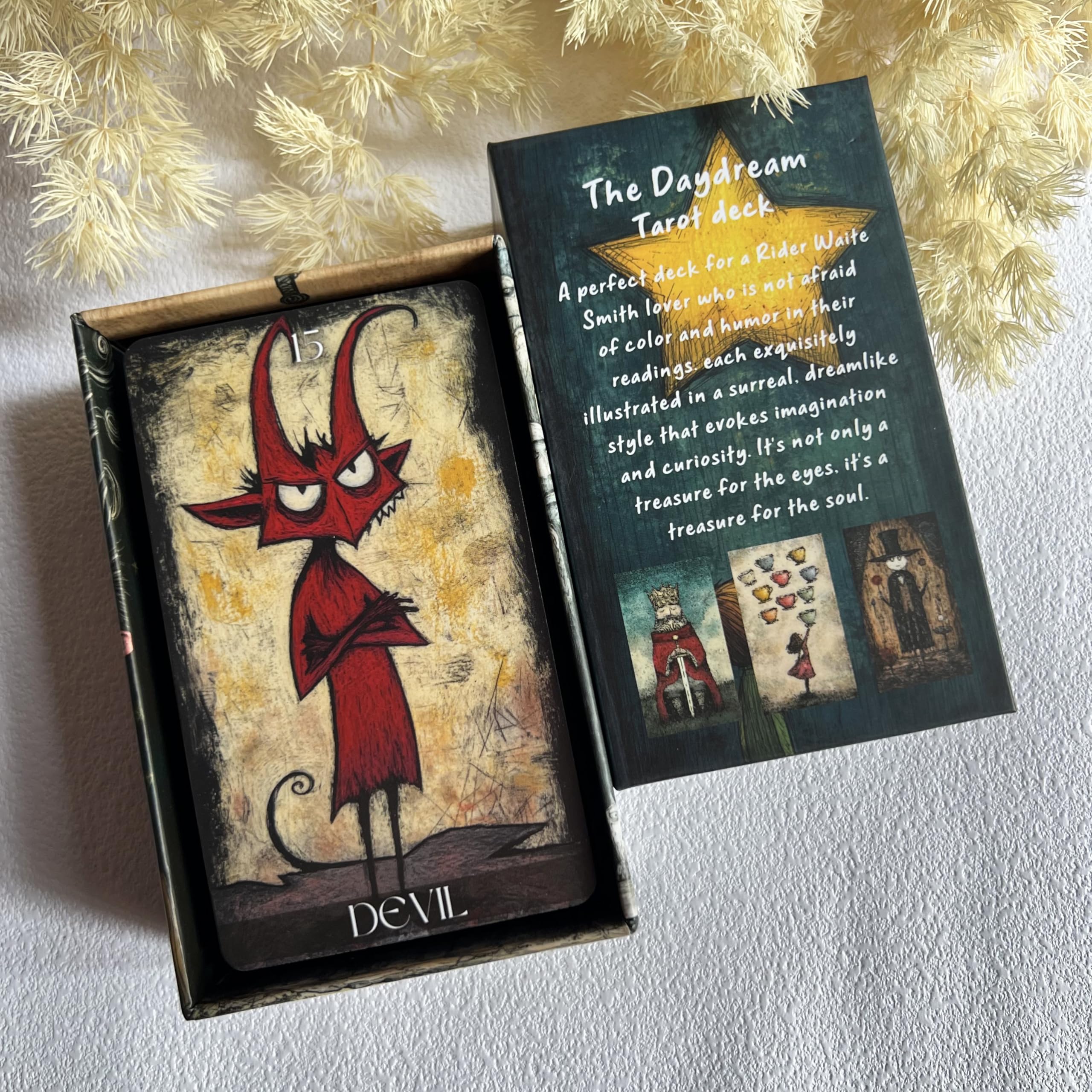 Jrskvaro Daydream deck in box keeps cards safe and ready for practice.