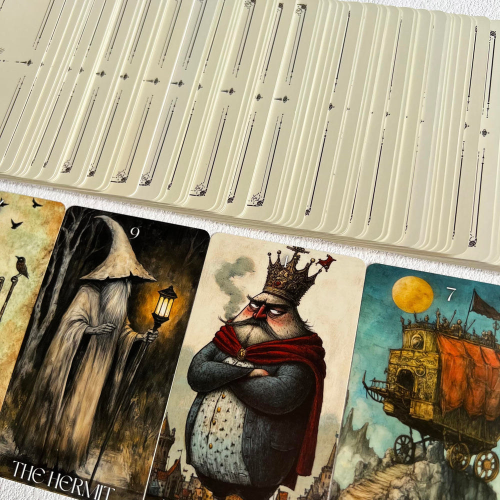 Jrskvaro Daydream dreamlike illustrations enhance imagination during tarot sessions.