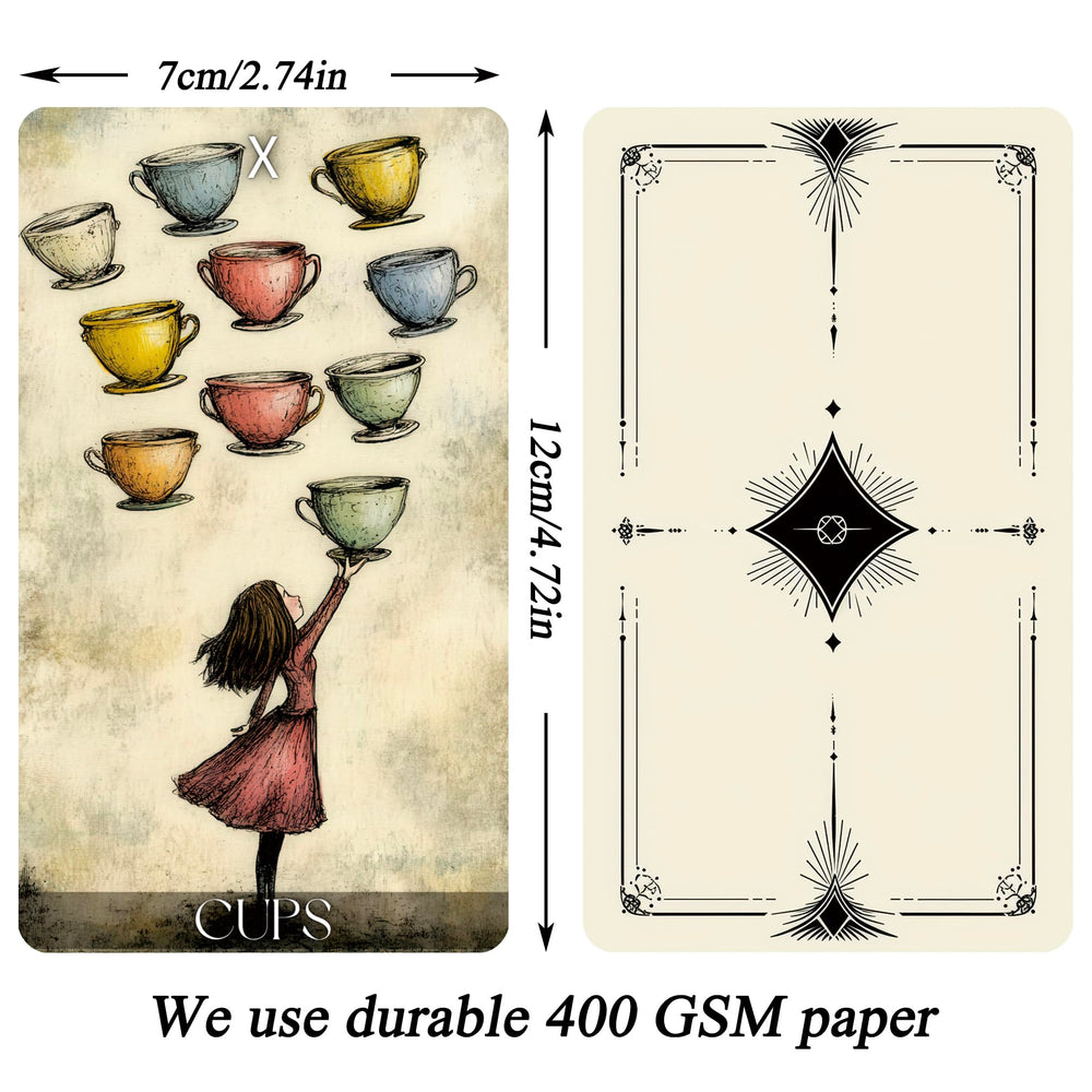 Jrskvaro Daydream Major Arcana cards showcase surreal imagery for introspective fortune telling.