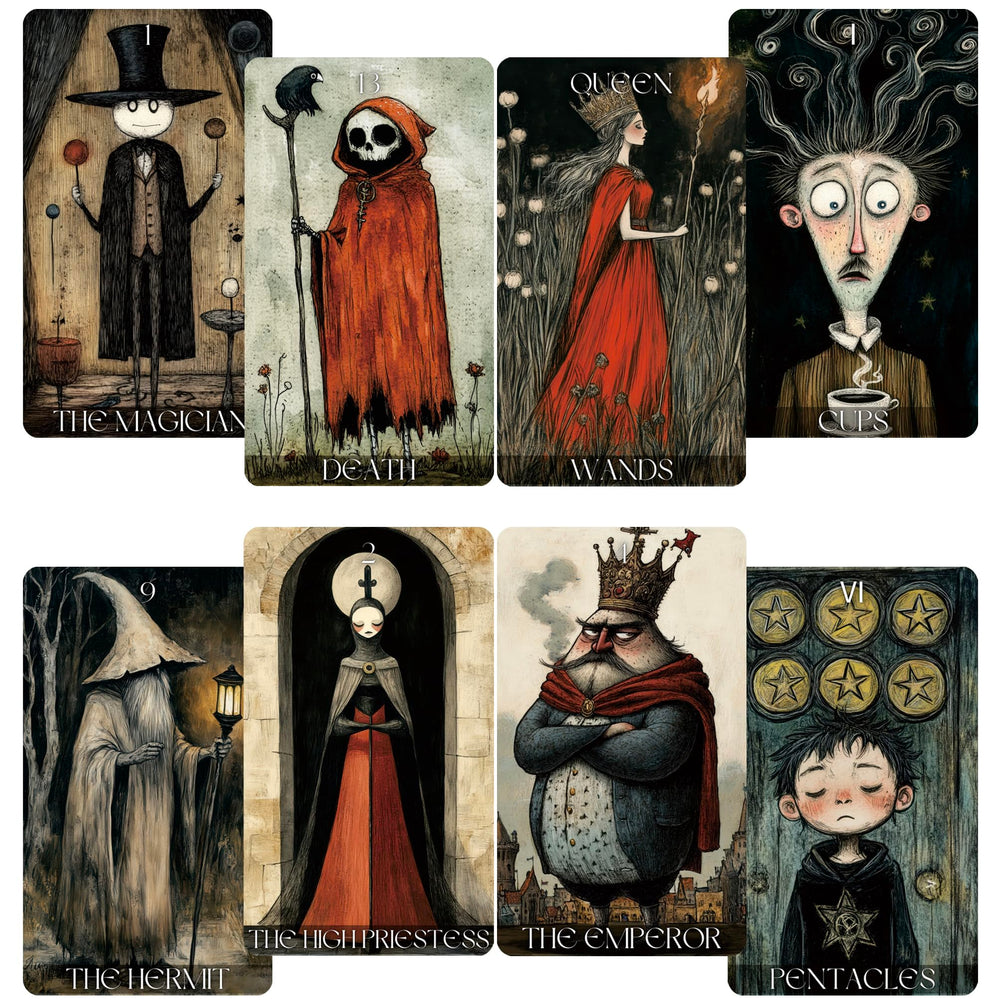 Jrskvaro Daydream tarot card back design inviting curiosity and intuitive readings.