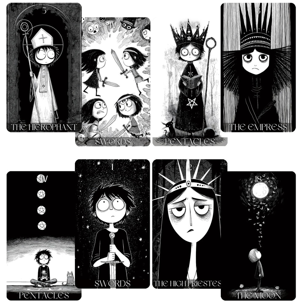 Jrskvaro minor arcana quirky characters enliven readings.