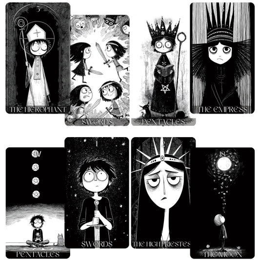 Jrskvaro minor arcana quirky characters enliven readings.
