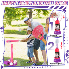 JRVT Erixazs pink tee provides stable practice height
