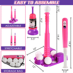 JRVT Erixazs pink wall-mount rack keeps gear tidy