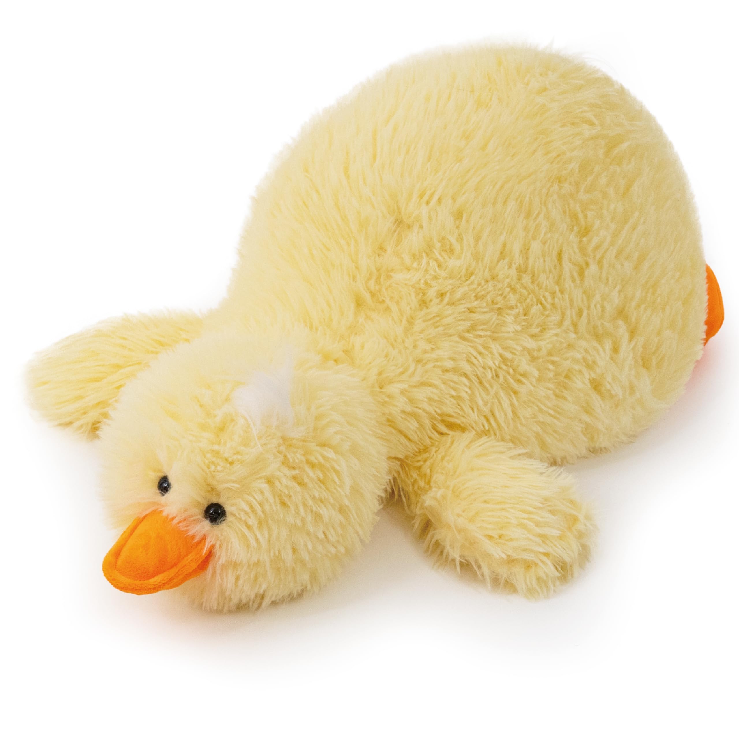 Jrystar 24-inch yellow duck plush toy for cozy play and hugs.