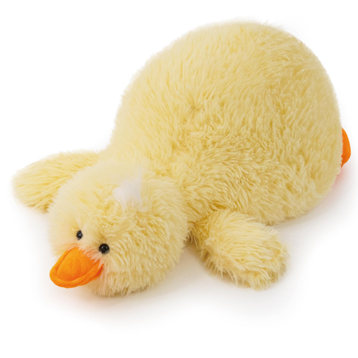 Jrystar 24-inch yellow duck plush toy for cozy play and hugs.