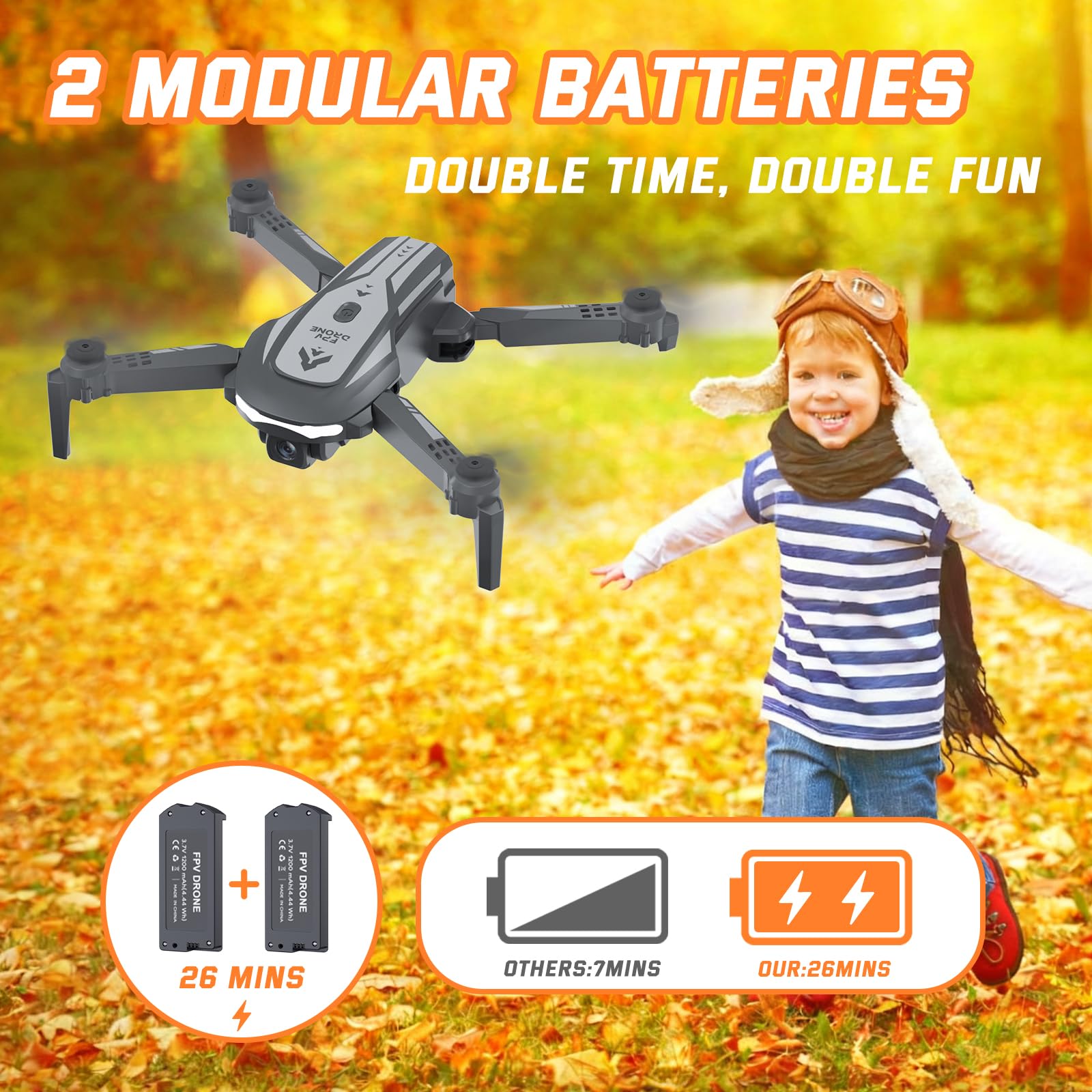 JSDOOGOO drone-indoor-outdoor-use versatile for indoor tricks and outdoor adventures