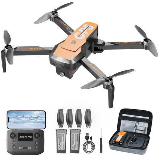 JSDOOGOO 4K drone with camera captures crisp aerial footage for outdoor adventures.