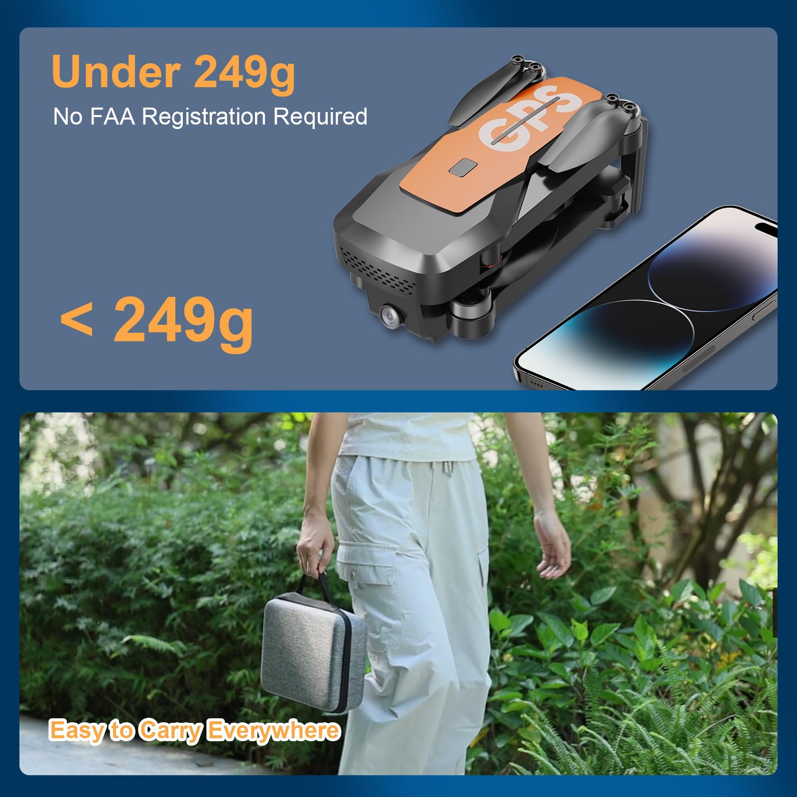 JSDOOGOO carry case simplifies transport for trips and adventures.
