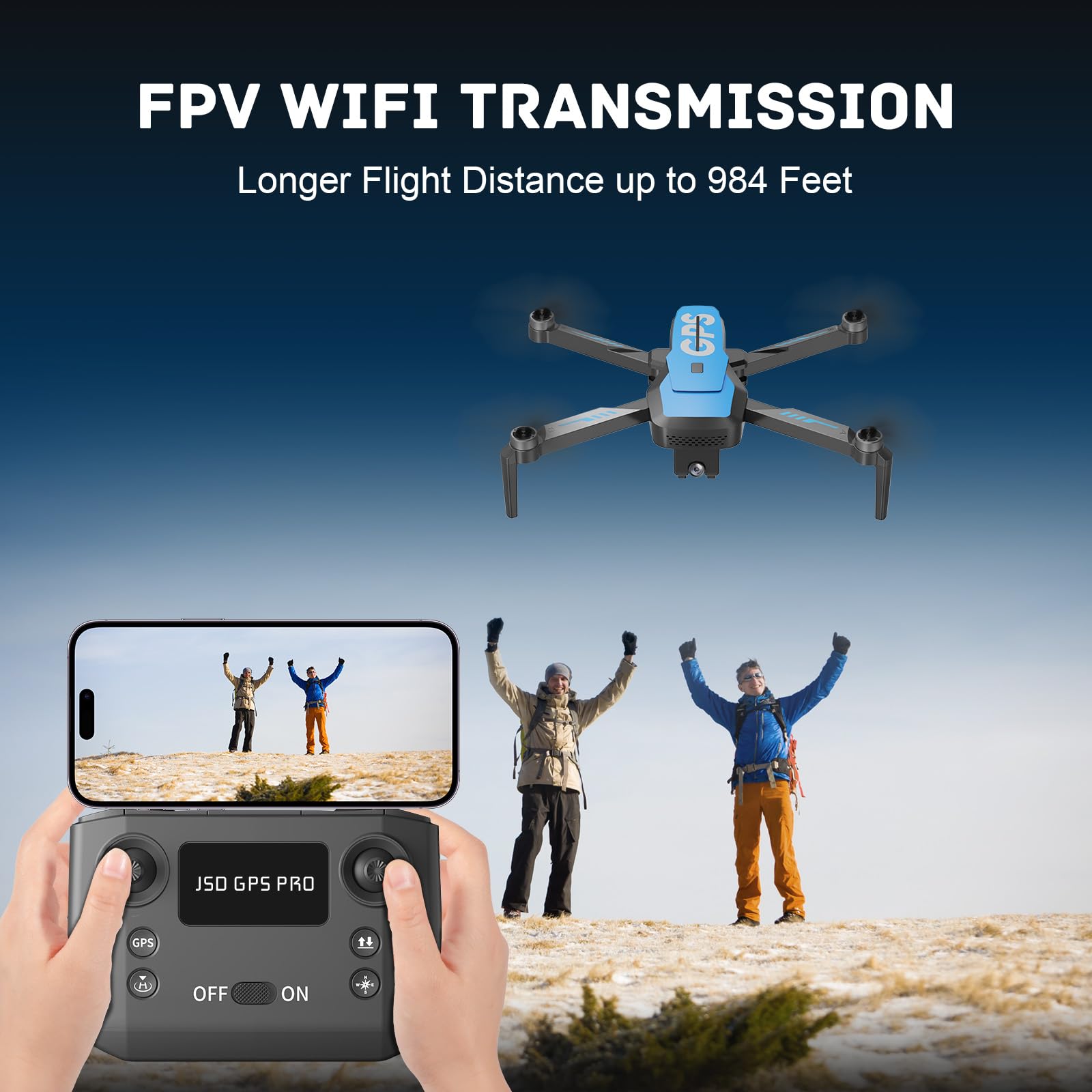 JSDOOGOO lightweight design under 249g for portability