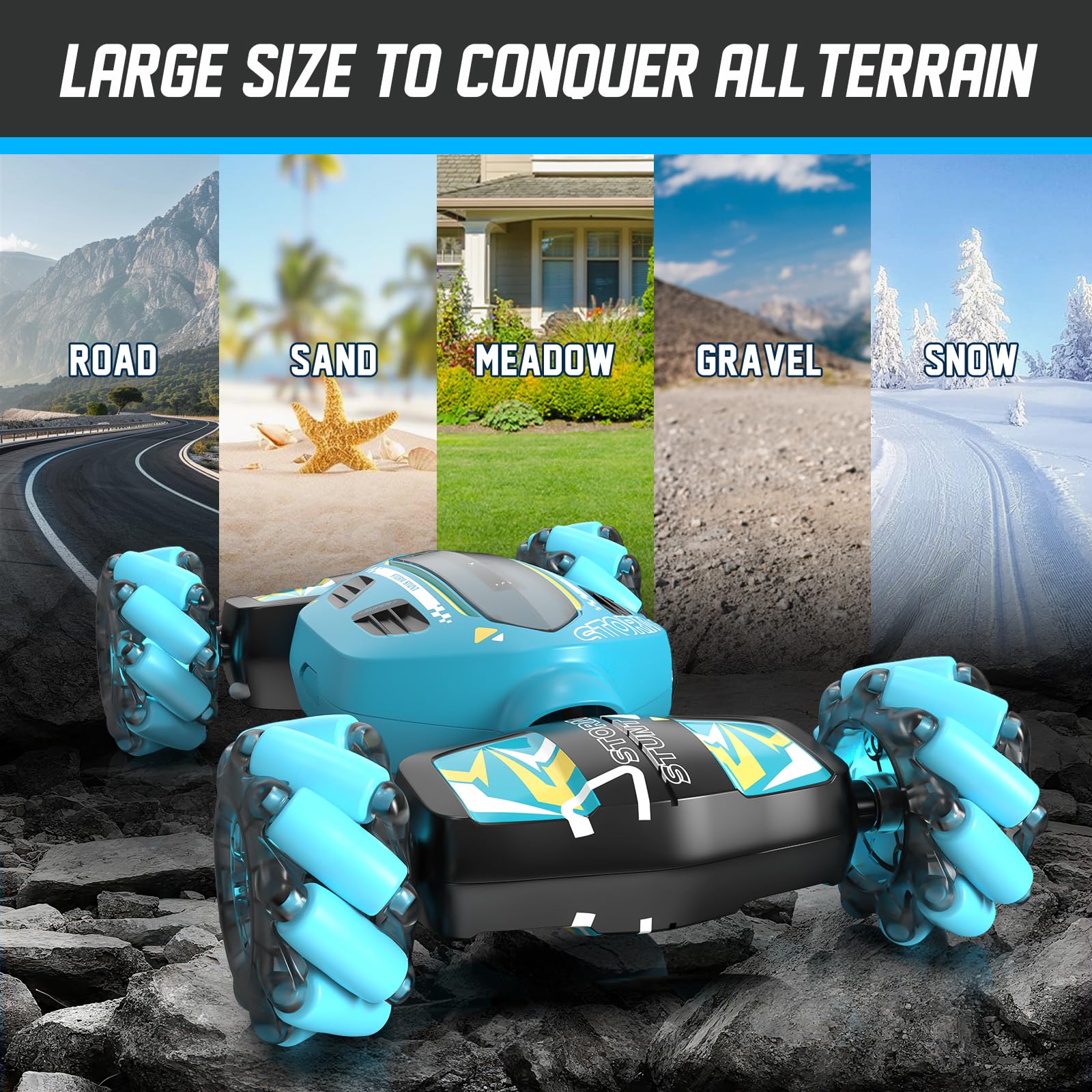 JSDOOGOO remote control option provides precise steering for beginners