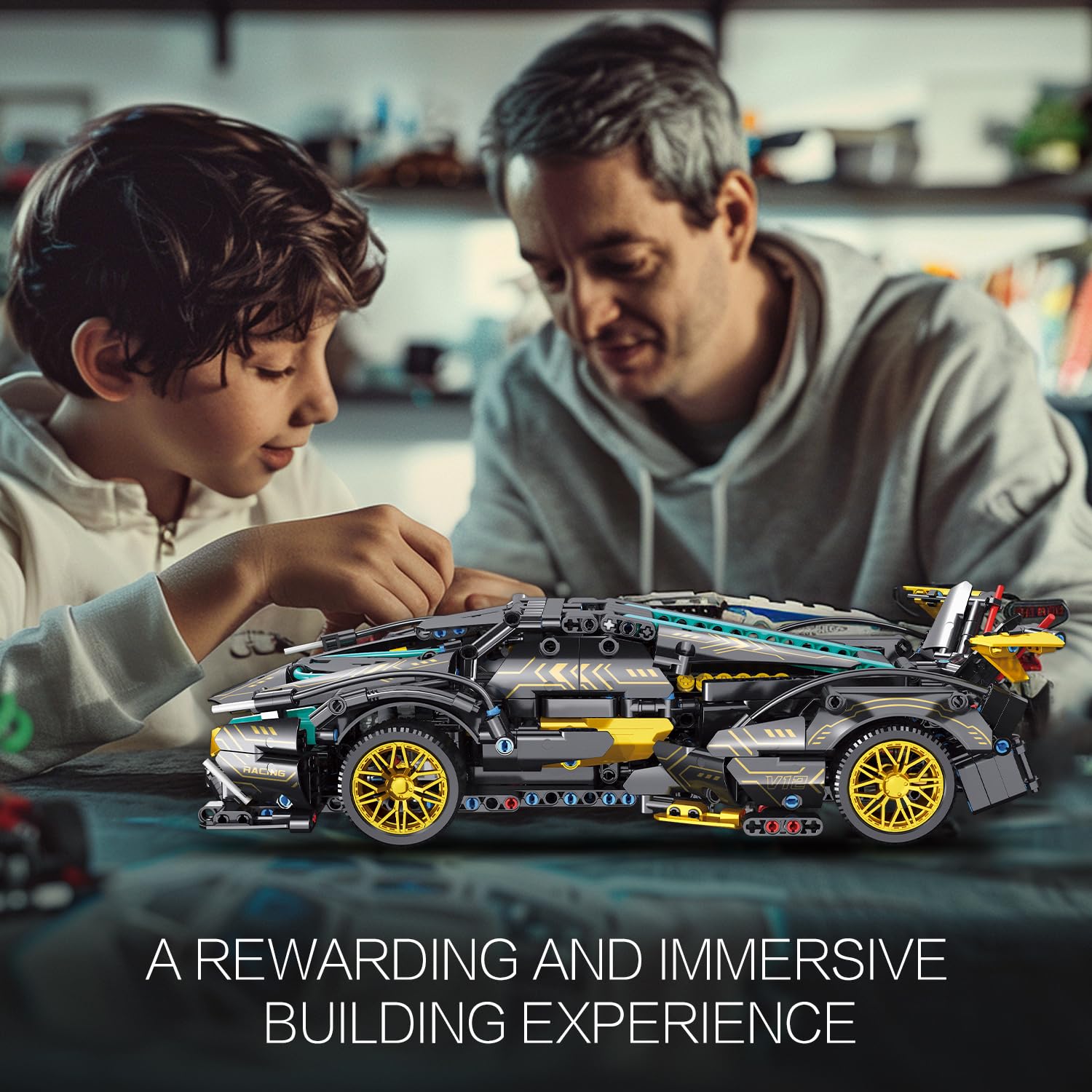 JSINMA Technic racing car box showcases premium packaging and gift-worthy presentation.