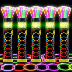 JSronms 8-inch glow stick, ultra-bright for vivid party lighting