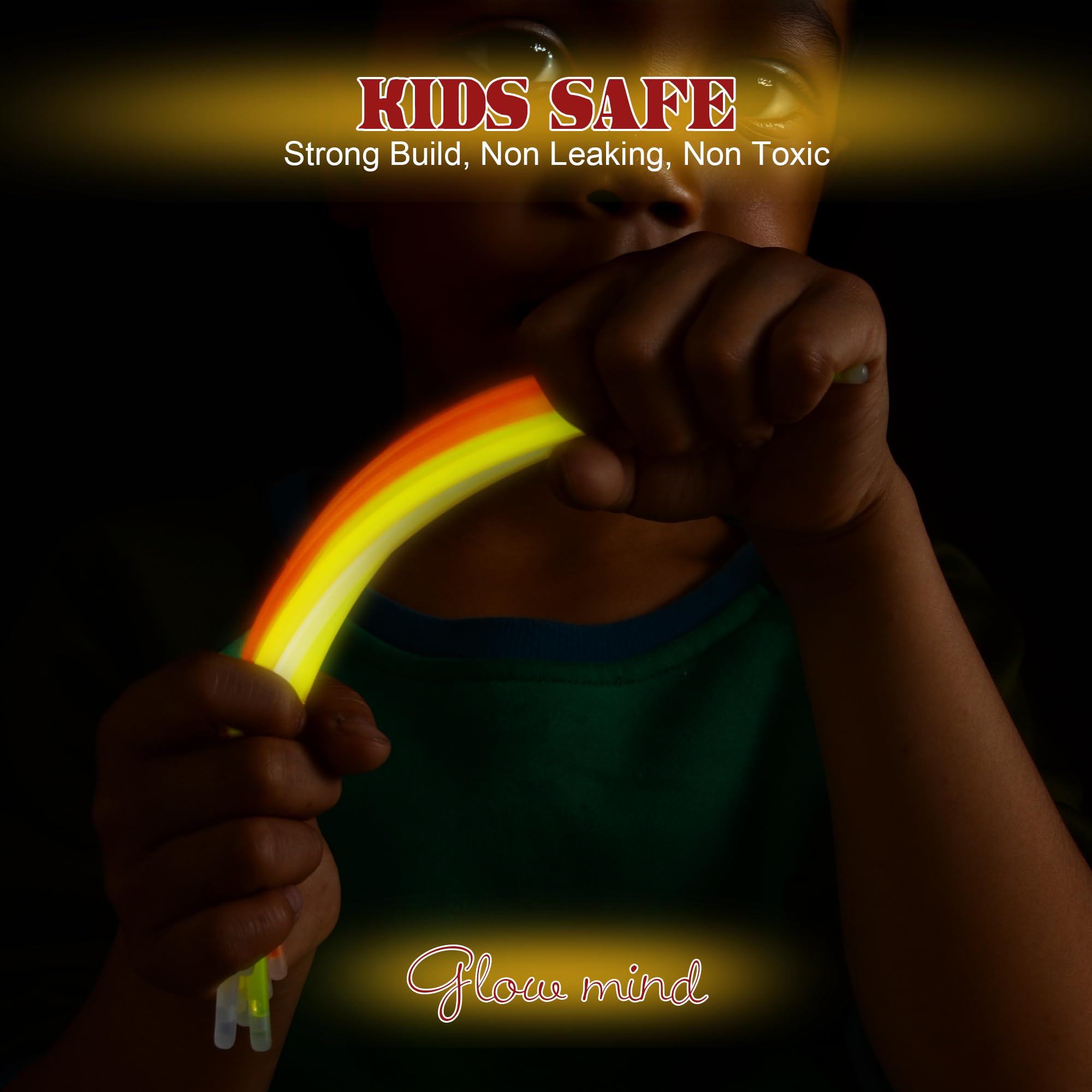 JSronms glow-stick connector necklaces for quick glow jewelry
