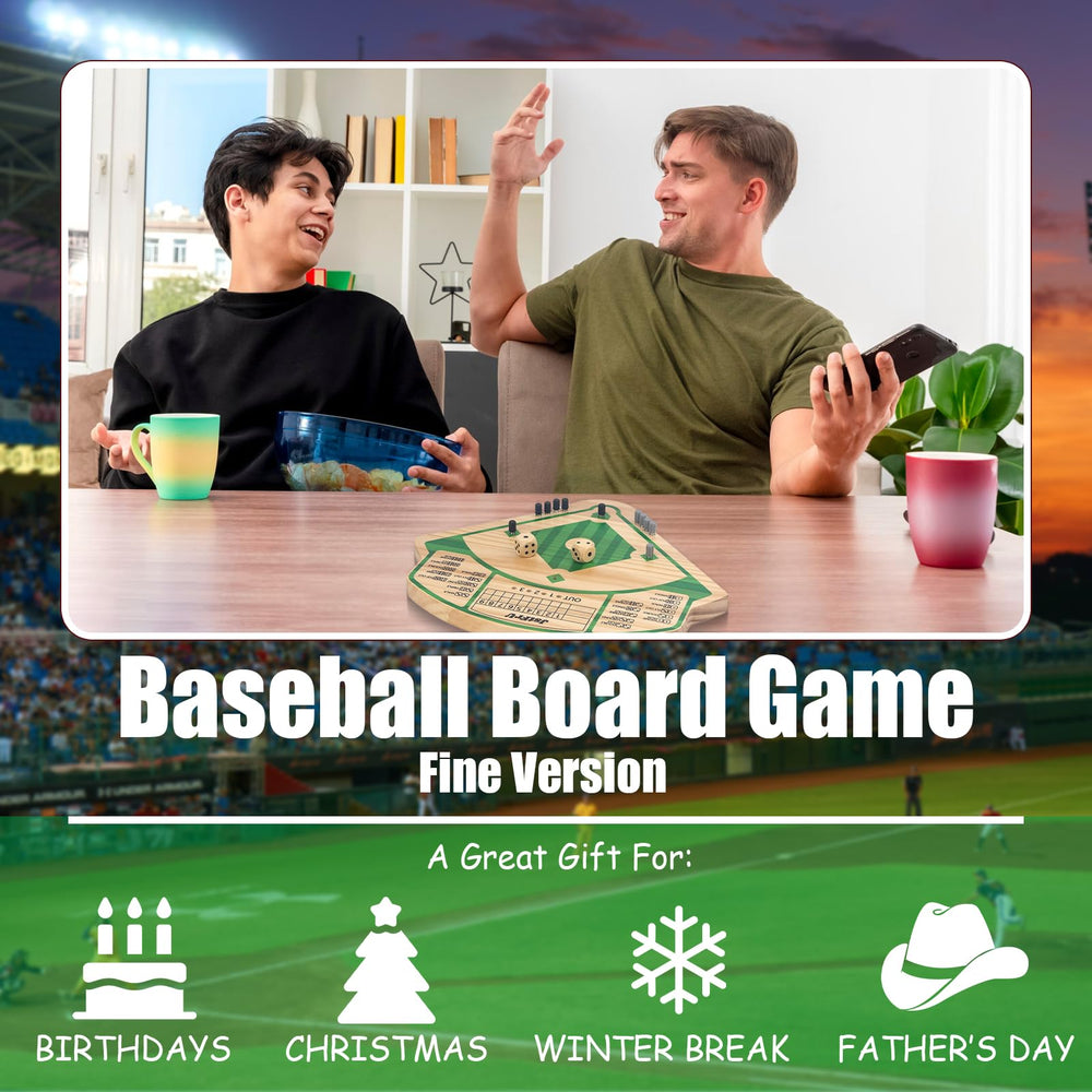 JstFrU Baseball Board Game instruction manual simplifies learning the rules.