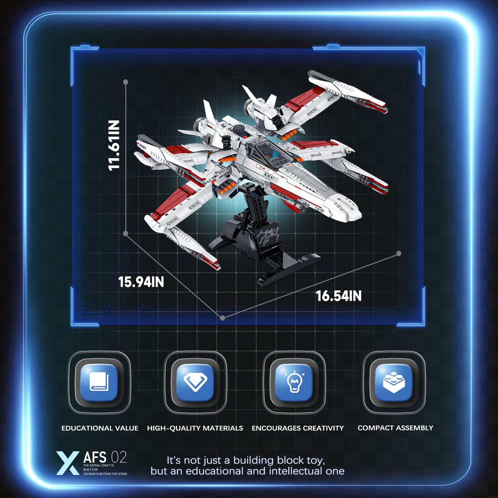 JTBBOY Space War Fighter gift-ready box, perfect for birthdays or holidays.