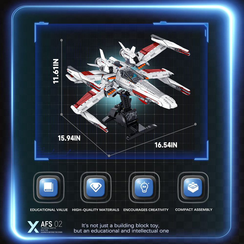 JTBBOY Space War Fighter gift-ready box, perfect for birthdays or holidays.