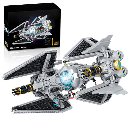 JTBBOY Star Bomber construction with durable bricks for lasting building fun.