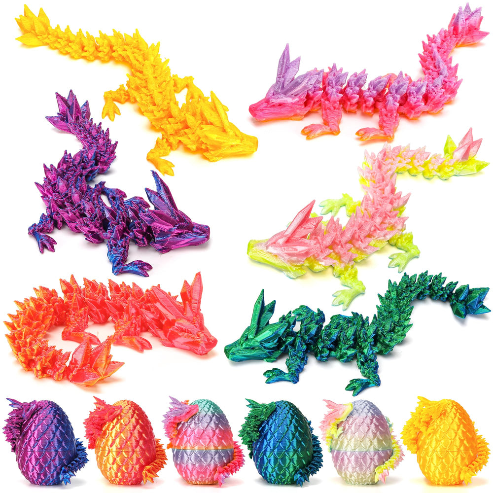 JTILEZU crystal dragon figurine decor adds a sparkling centerpiece.