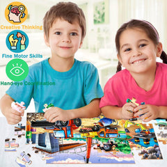 JTKDBJZ puzzle storage-box-compact keeps pieces organized for travel.