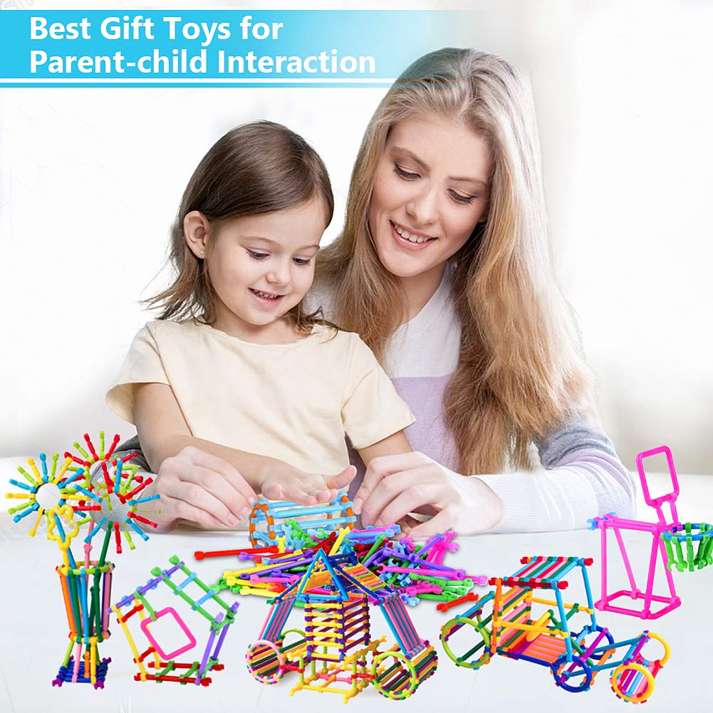 Juboury 1054pcs blocks guidebook offers simple model ideas for quick starts
