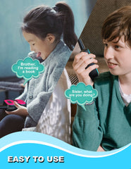 Jueion Long-Range Walkie Talkies provide reliable reach for outdoor play.