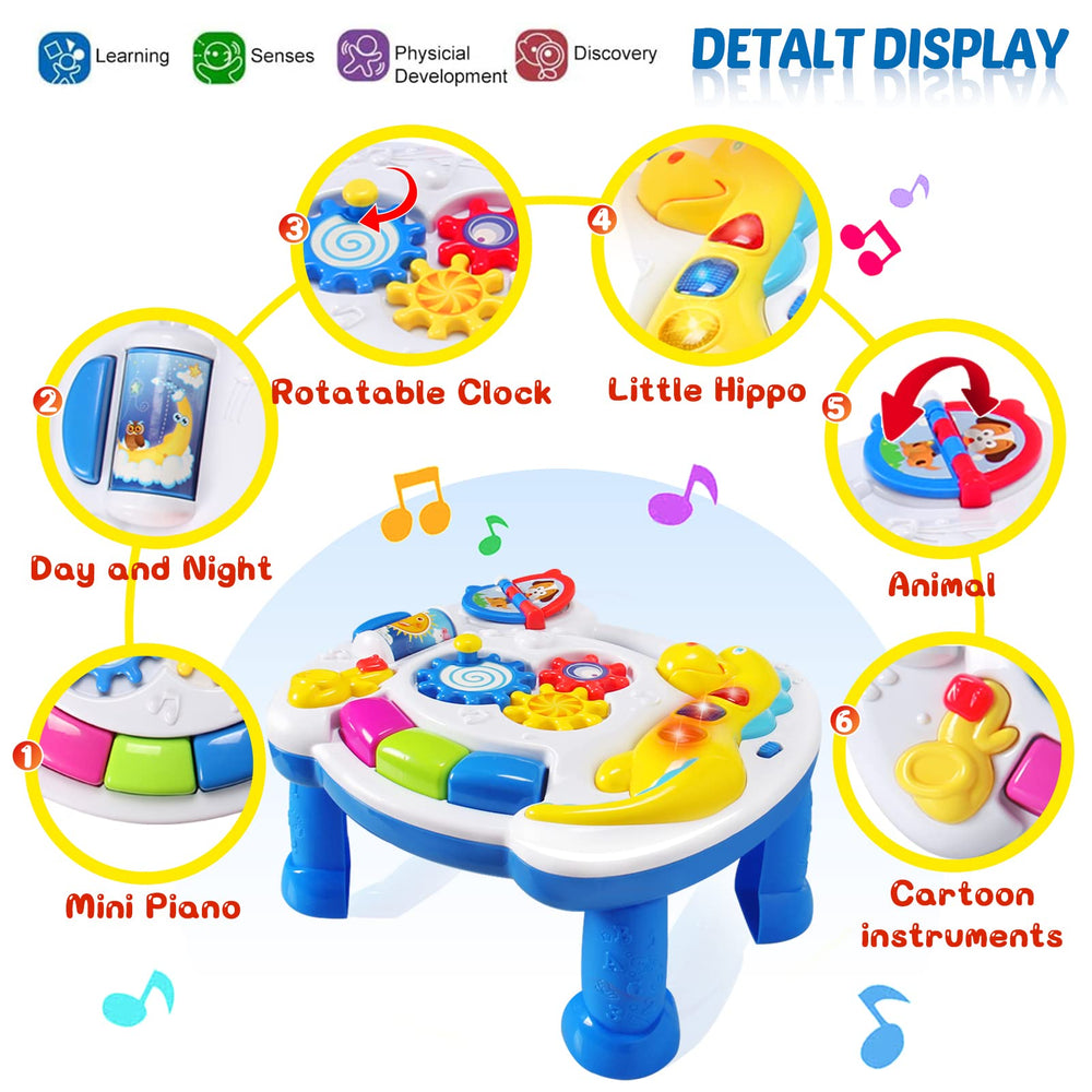 JUEJIAZKIY flip music books encourage tactile interaction and curiosity.