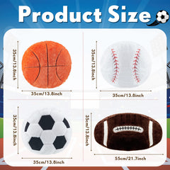 Juexica soccer ball pillow brings sporty flair to any room.