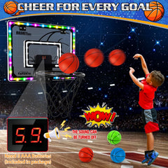 Jugana ABS backboard and sturdy basket deliver durable, long-lasting fun.
