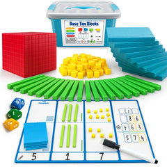 JUGGPENG thousand cubes base ten blocks for place value and counting practice.