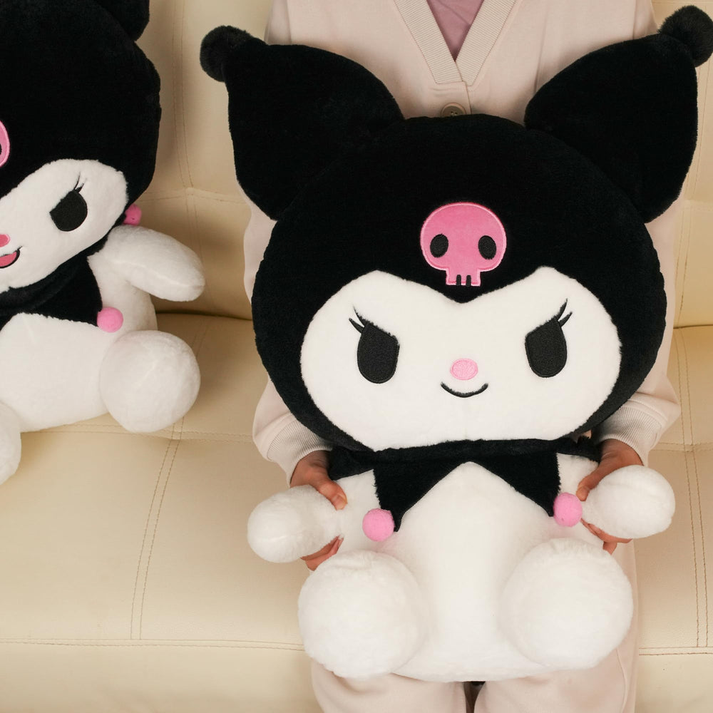 Juju Black Kawaii Plush bedtime snuggle buddy for gentle nights.