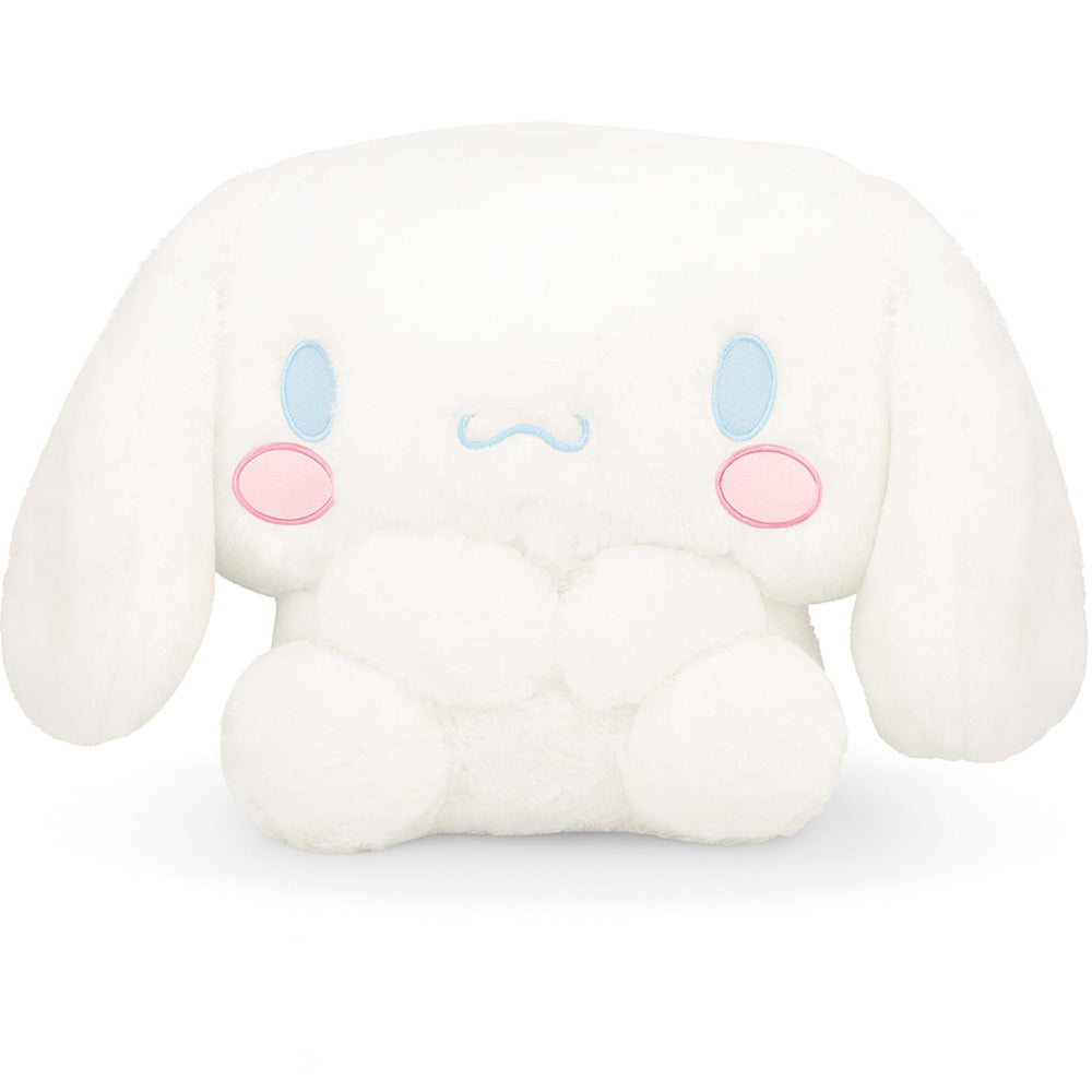 Juju Goods Juju White Kawaii Plush front view, a soft and cuddly companion.