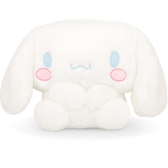 Juju Goods Juju White Kawaii Plush front view, a soft and cuddly companion.