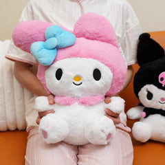 Juju Goods pink kawaii plush room decor setup complements playful interiors.