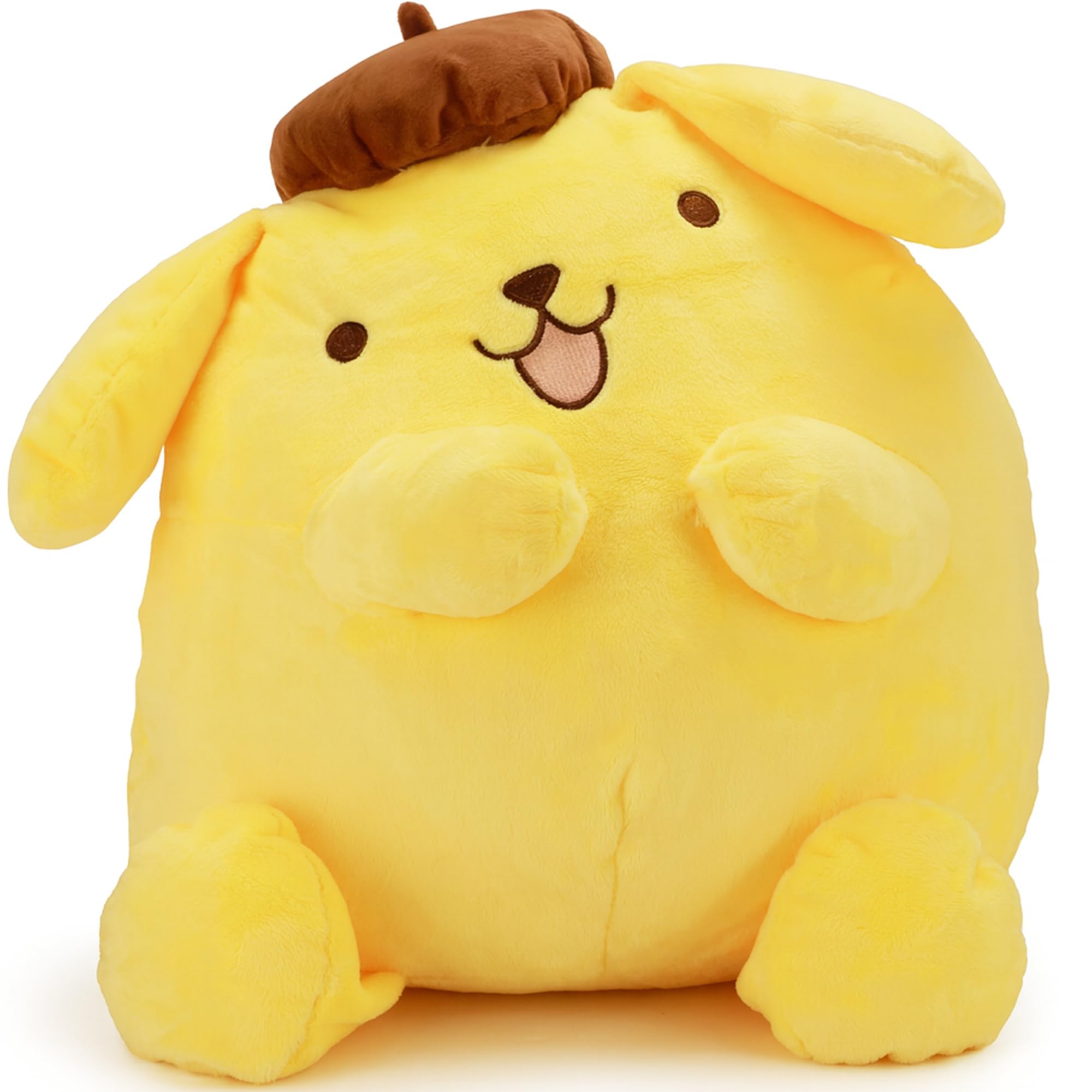 Juju Goods yellow kawaii plush front view for cuddly daily joy