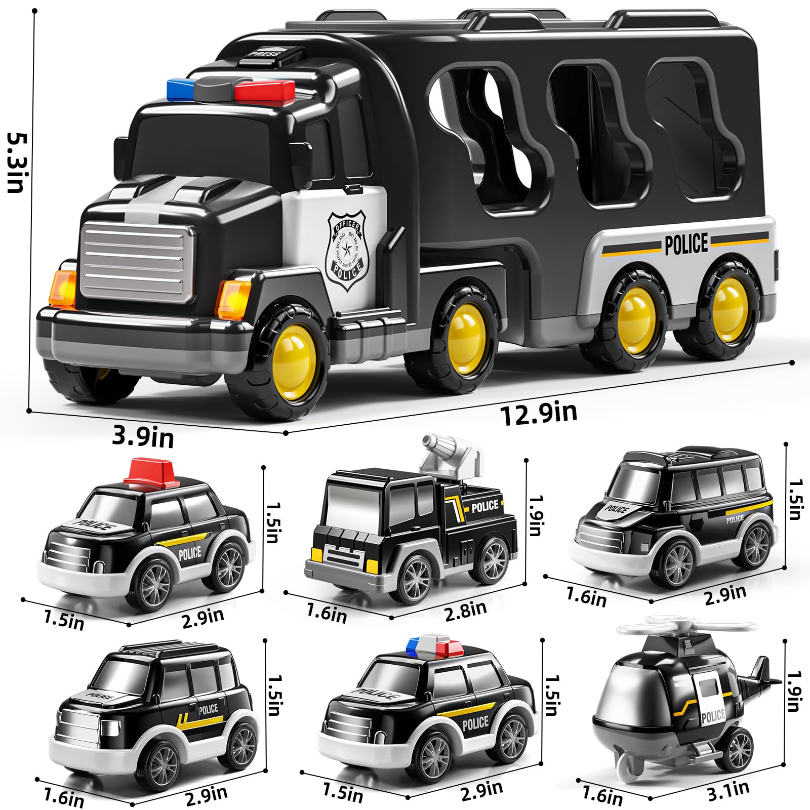 JUKUDAHU city car toy 1, easy grip for small hands and city adventures.
