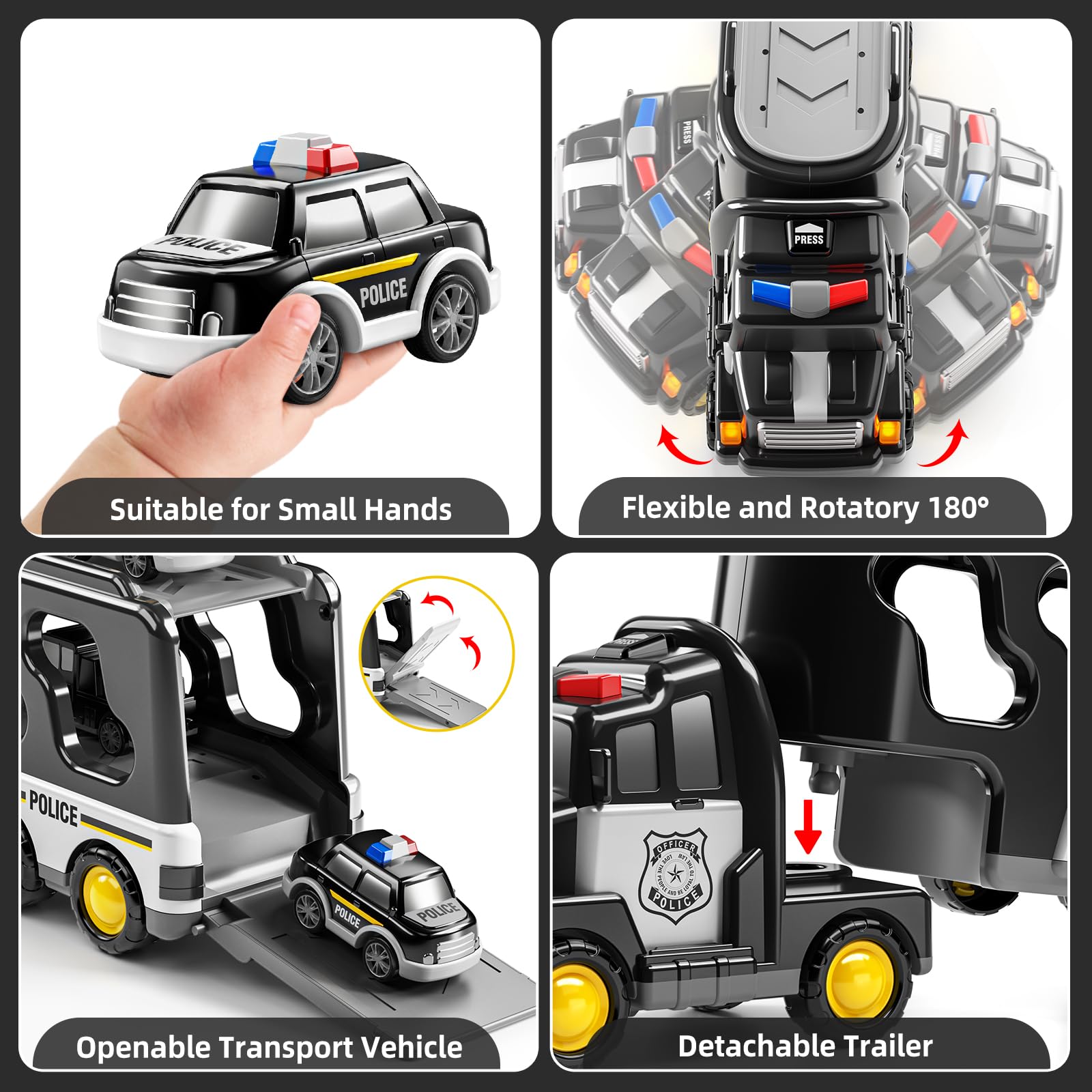 JUKUDAHU city car toy 2, encourages collaborative play with siblings.