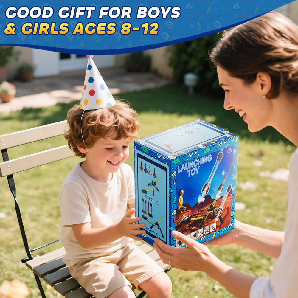 JUKUDAHU safe and simple foot-tread launcher for kids.