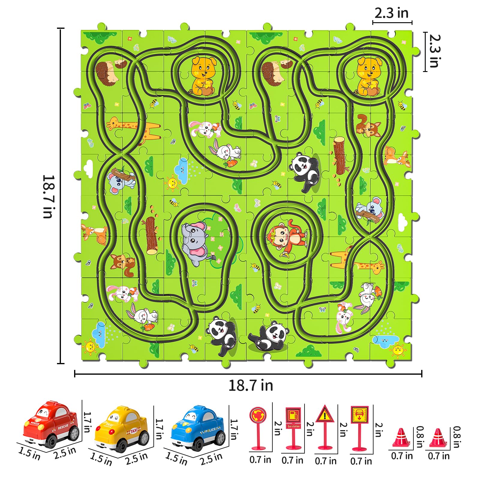 JUKUDAHU indoor puzzle play suitable for small spaces